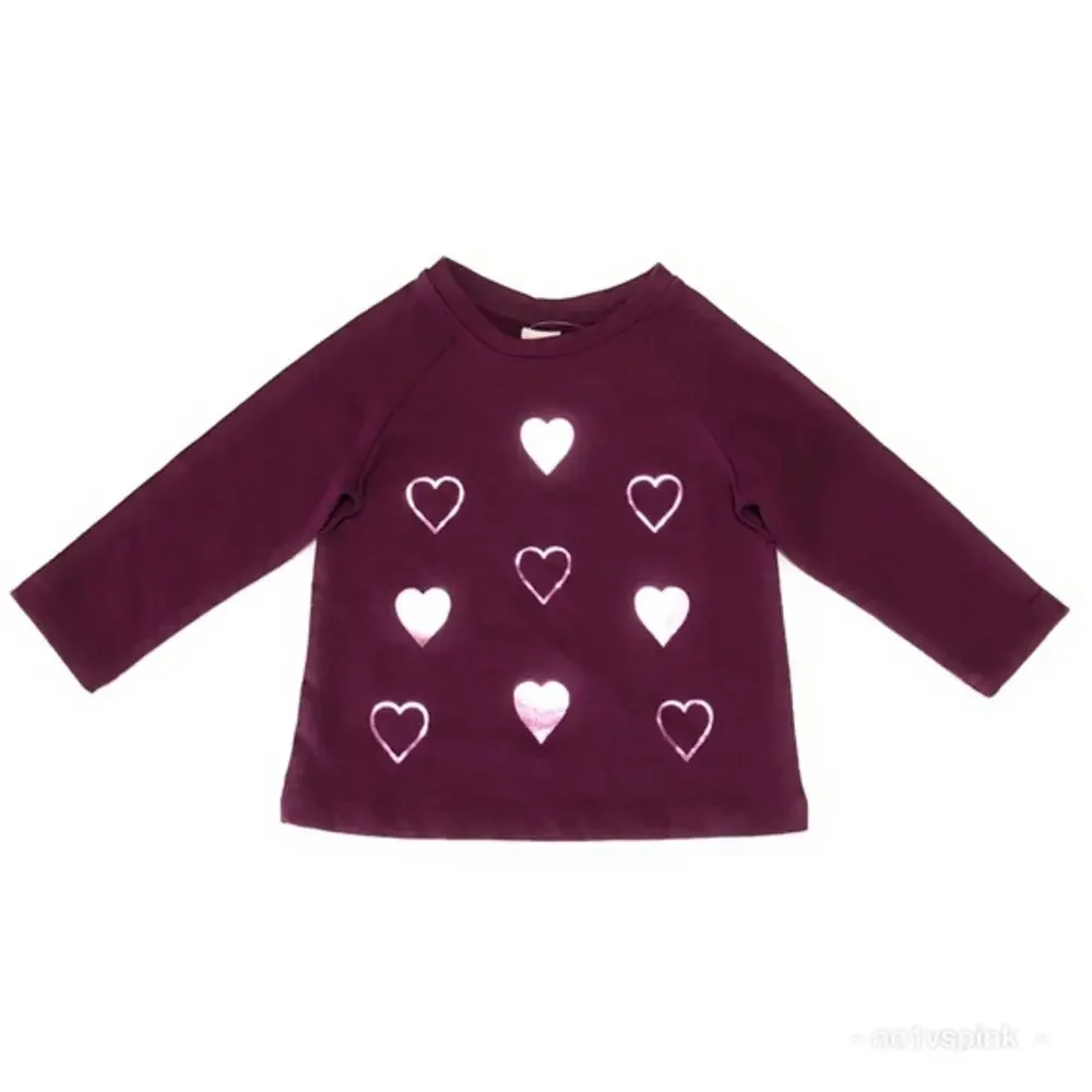 Gymboree Heart Sweatshirt Long Sleeve‎ Pullover NWT
